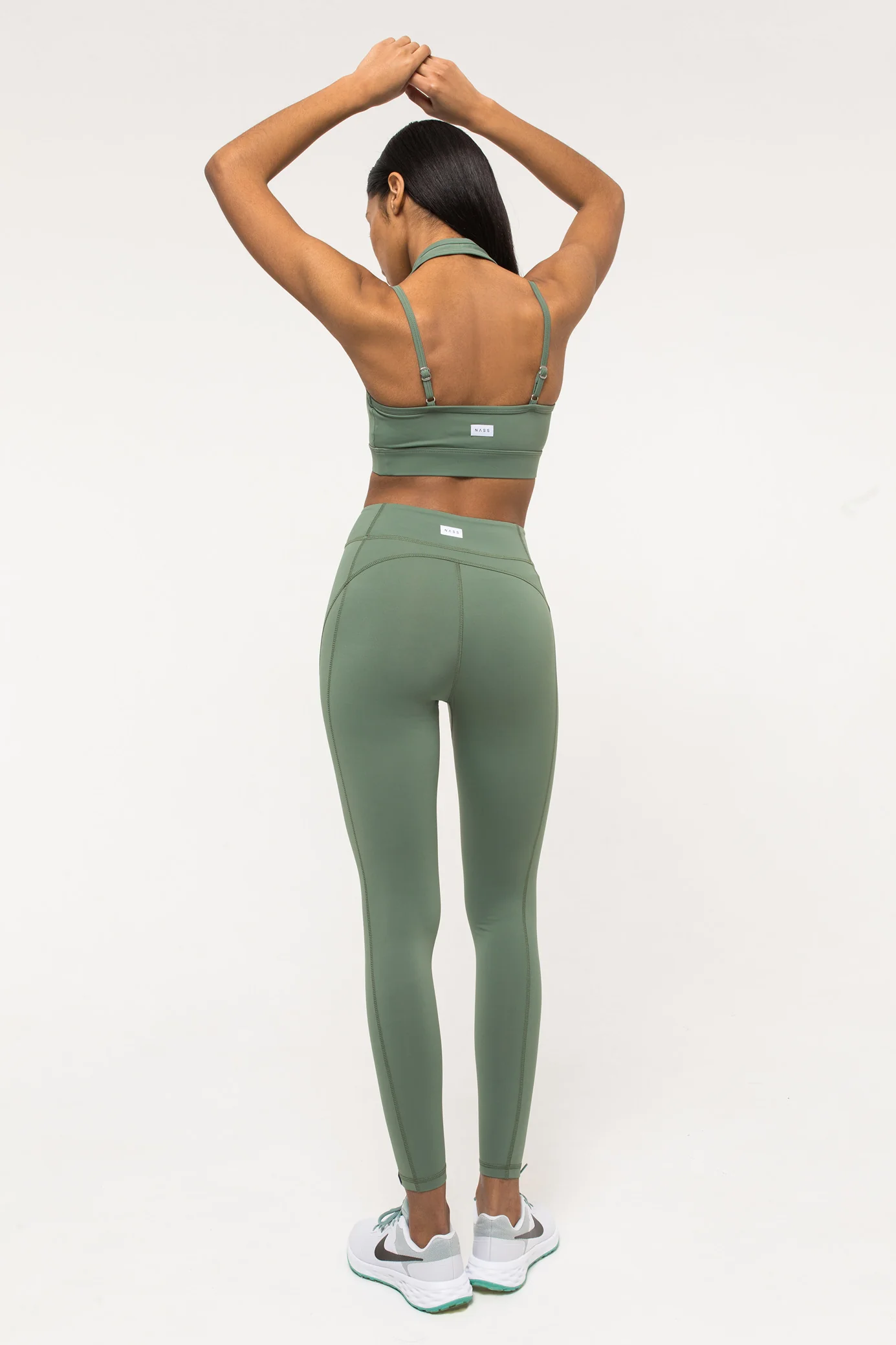 Essential Leggings Khaki - Image 4