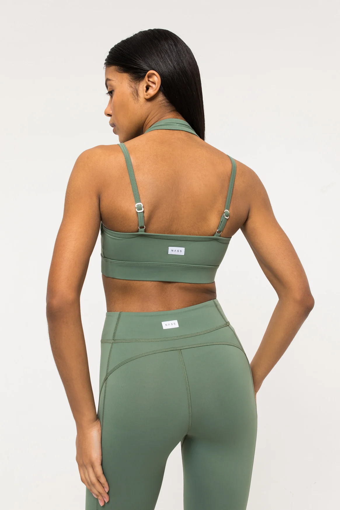 Essential Leggings Khaki - Image 5